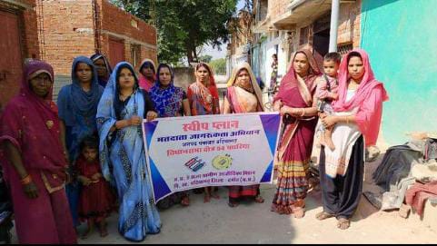 Voters were made aware through intensive public relations in the indifferent and migrating villages of Damoh