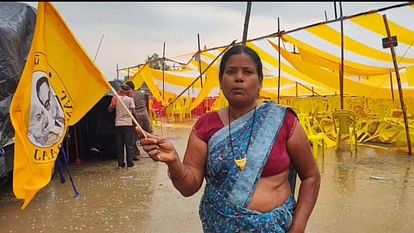 मजदूर दिवस पर जनसुराज की जनसभा में आंधी-बारिश का कहर