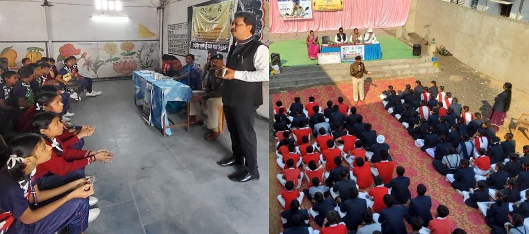 रायपुर के नवयुग और ज्ञानभारती हायर सेकेंडरी स्कूल