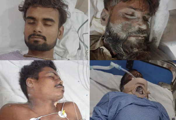 निर्माणाधीन इमारत की छत गिरी