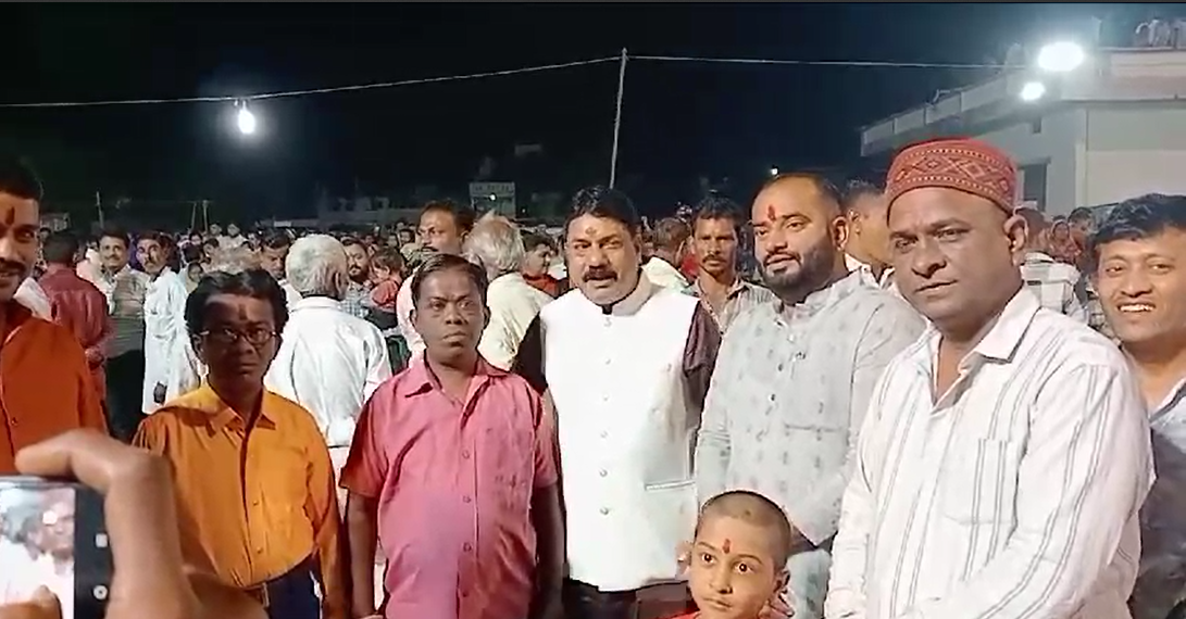 The holy festival of Vijayadashami was celebrated in Rajpur