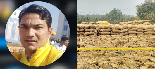 नायब तहसीलदार के सामने पत्रकार को उपार्जन केंद्र आपरेटर विक्रम ठाकरे ने जड़ा थप्पड़