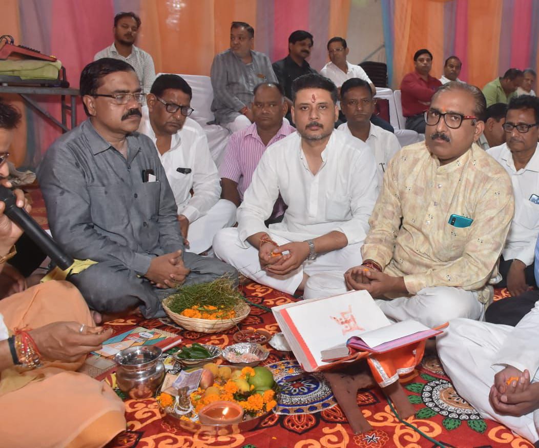 सहारनपुर में हुई परम्परागत मर्यादा पुरुषोत्तम भगवान श्री राम जी की लीला का बल्ली पूजन 