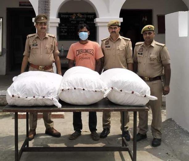 पुलिस ने एक शातिर नशा तस्कर अभियुक्त को किया गिरफ्तार