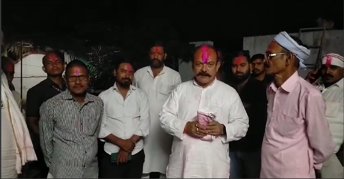 छत्तरपुर के राजनगर में  कांग्रेस प्रत्याशी नातीराजा ने किया खजुराहो के वार्डो में जनसंपर्क