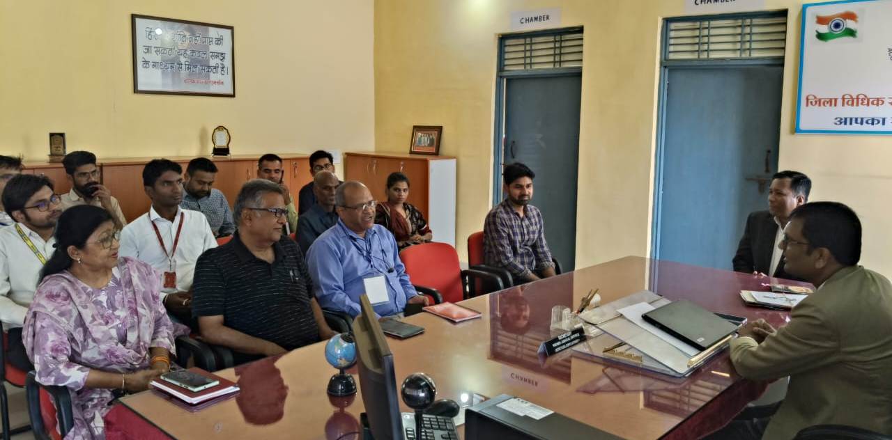 नेशनल लोक अदालत की तैयारी के लिए बैठक संपन्न