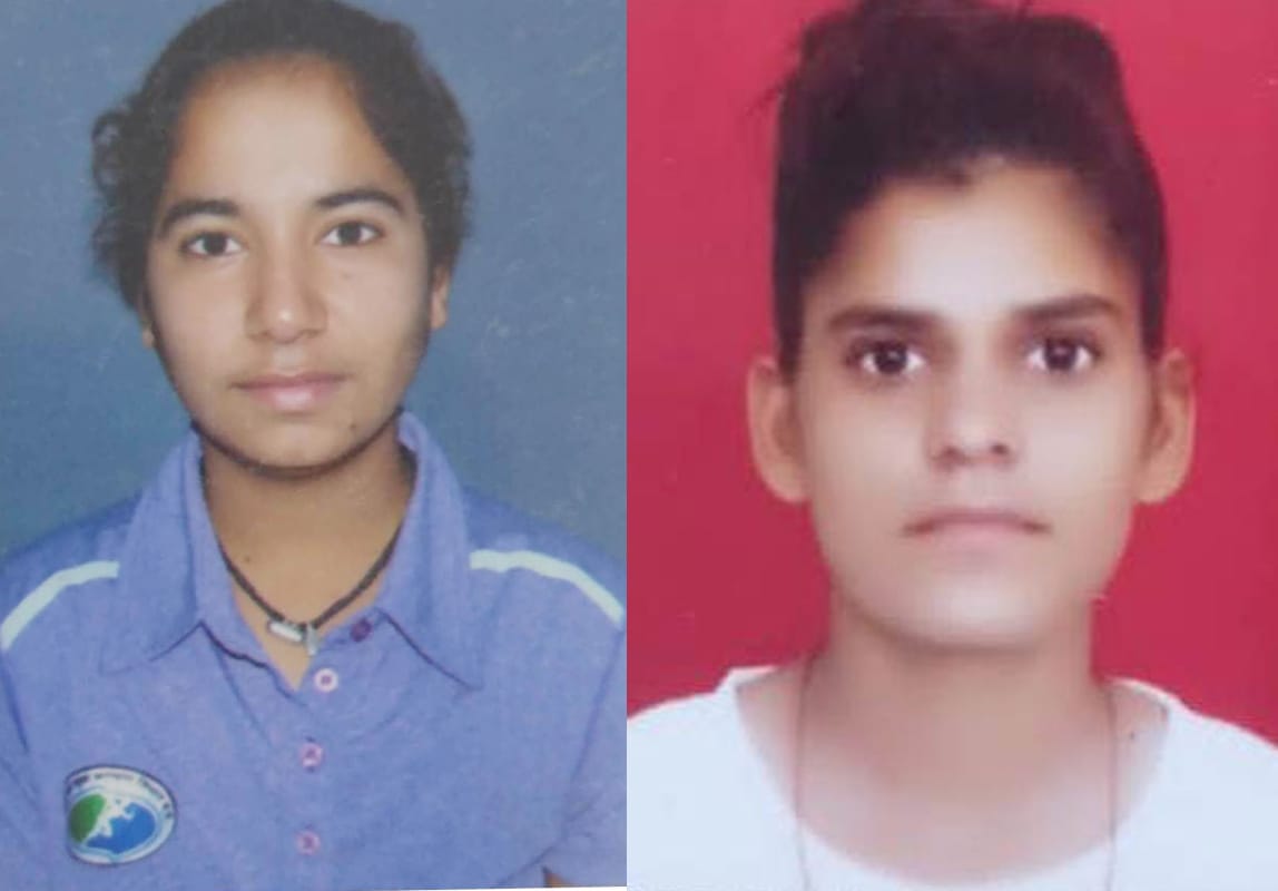 वेस्ट जोन हॉकी प्रतियोगिता के लिए आयुषी पटेल एवं वैशाली राठौर का चयन