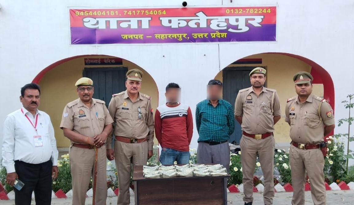यूपी, सहारनपुर पुलिस टीम ने चलाया वाहन चैकिंग अभियान 