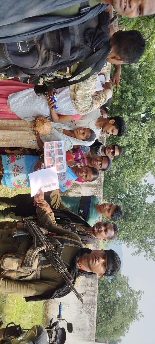 बस्तर के ग्राम क्षेत्र में विकास एवं शांति कायम हेतु चलाया जा रहा है ‘‘नक्सल भय मुक्त’’ जागरूकता अभियान