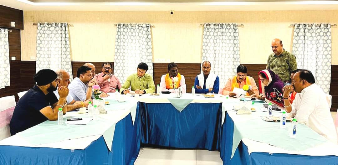 भाजपा जिला कोर कमेटी की बैठक संपन्न