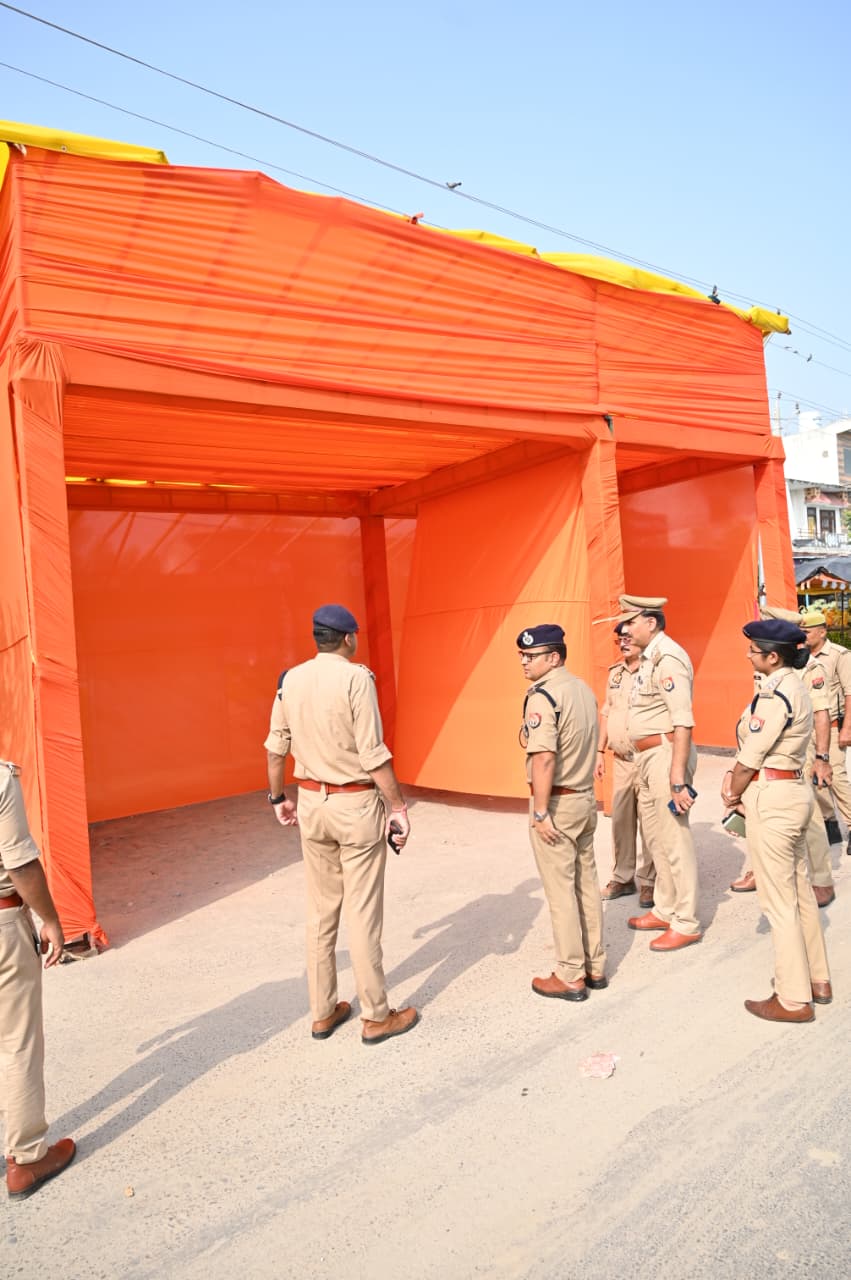 SSP Abhinandan Singh inspected the main Kanwar route