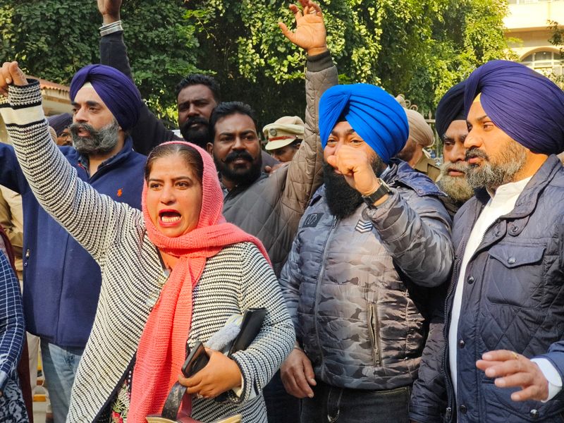 In Patiala, people who went to file nominations were snatched and the files were snatched and the people fled