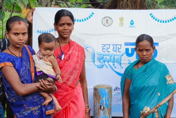 अति संवेदनशील क्षेत्र कोडोली और कस्तूरमेटा बना शत प्रतिशत हर घर जल ग्राम
