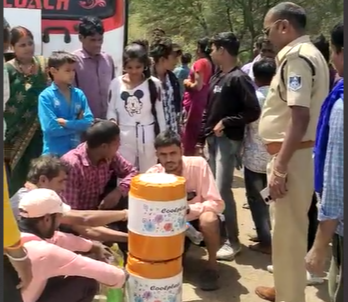 कटनी में ख़राब हुई बिलासपुर से आ रही बस