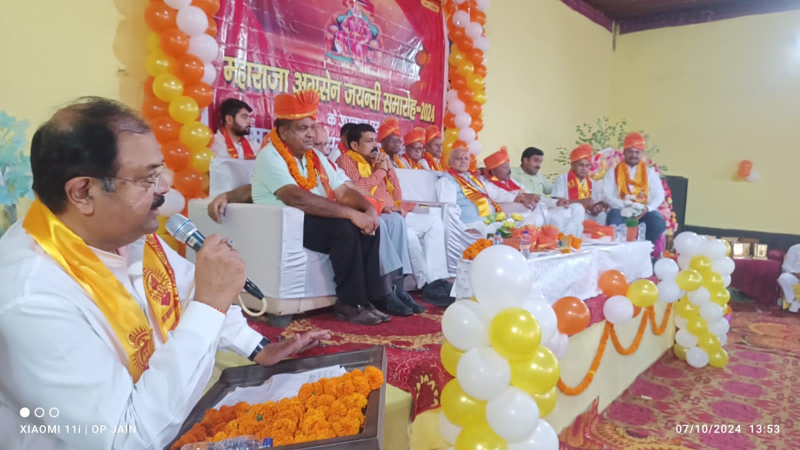 Following the footsteps of Maharaja Agrasen will increase the pride of the society:- Former Minister Sanjay Garg