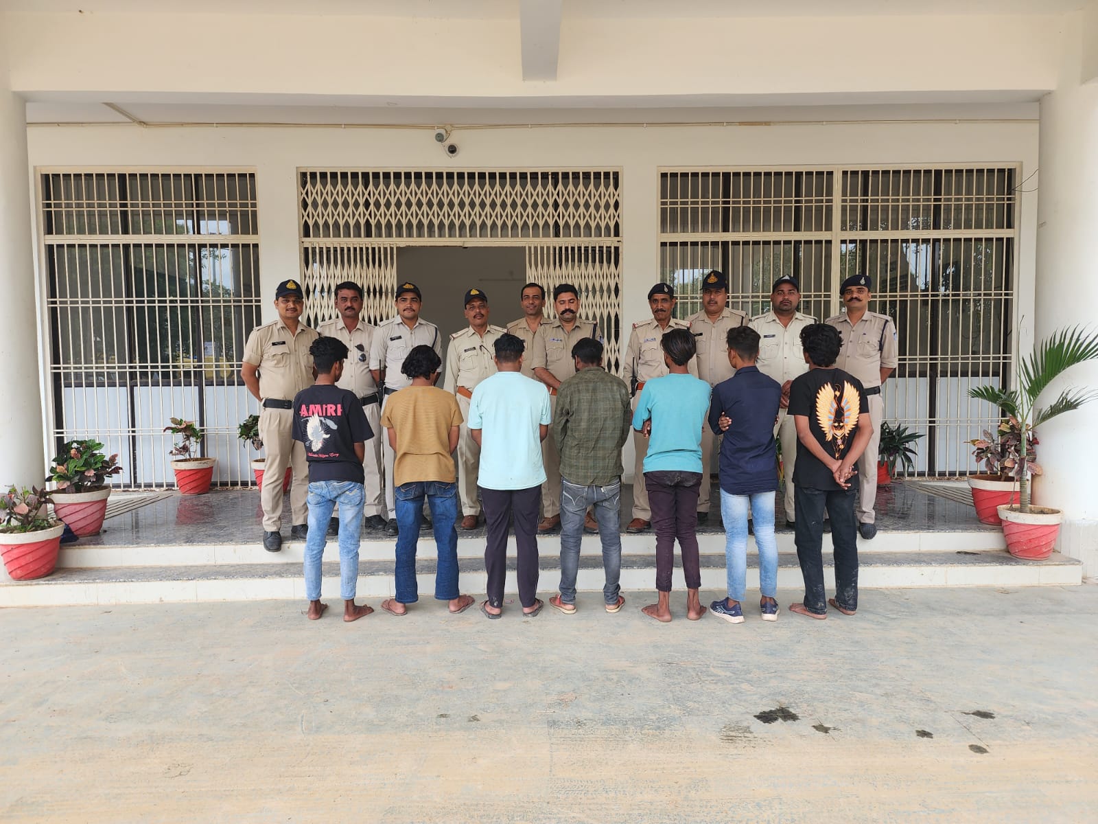 गणेश विसर्जन जुलूस के दौरान कोतवाली पुलिस रही मुस्तैद