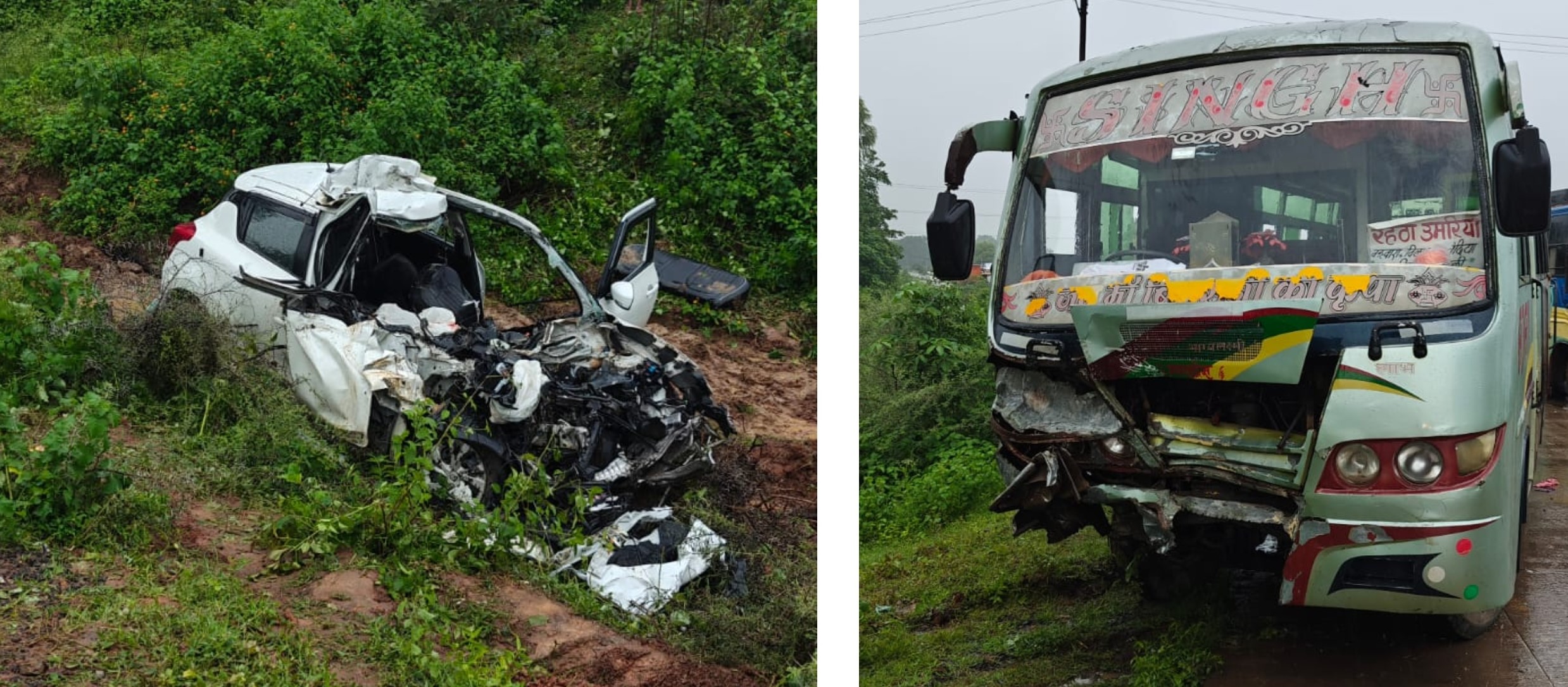 कटनी के एनकेजे थाना क्षेत्र में दर्दनाक हादसा