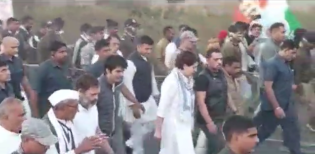 राहुल गाँधी की भारत जोड़ो यात्रा आज खरगोन जिले के खेरदा से हुई रवाना