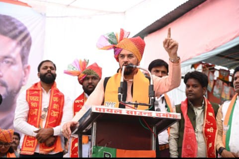 युवा मोर्चा दमोह द्वारा आयोजित युवा सम्मेलन में उमड़ा युवाओं का सैलाब