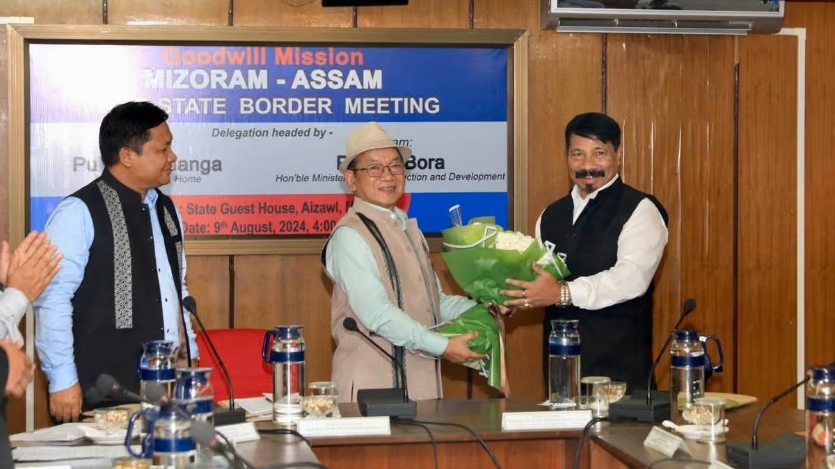 मिजोरम-असम के मंत्रियों ने की वार्ता