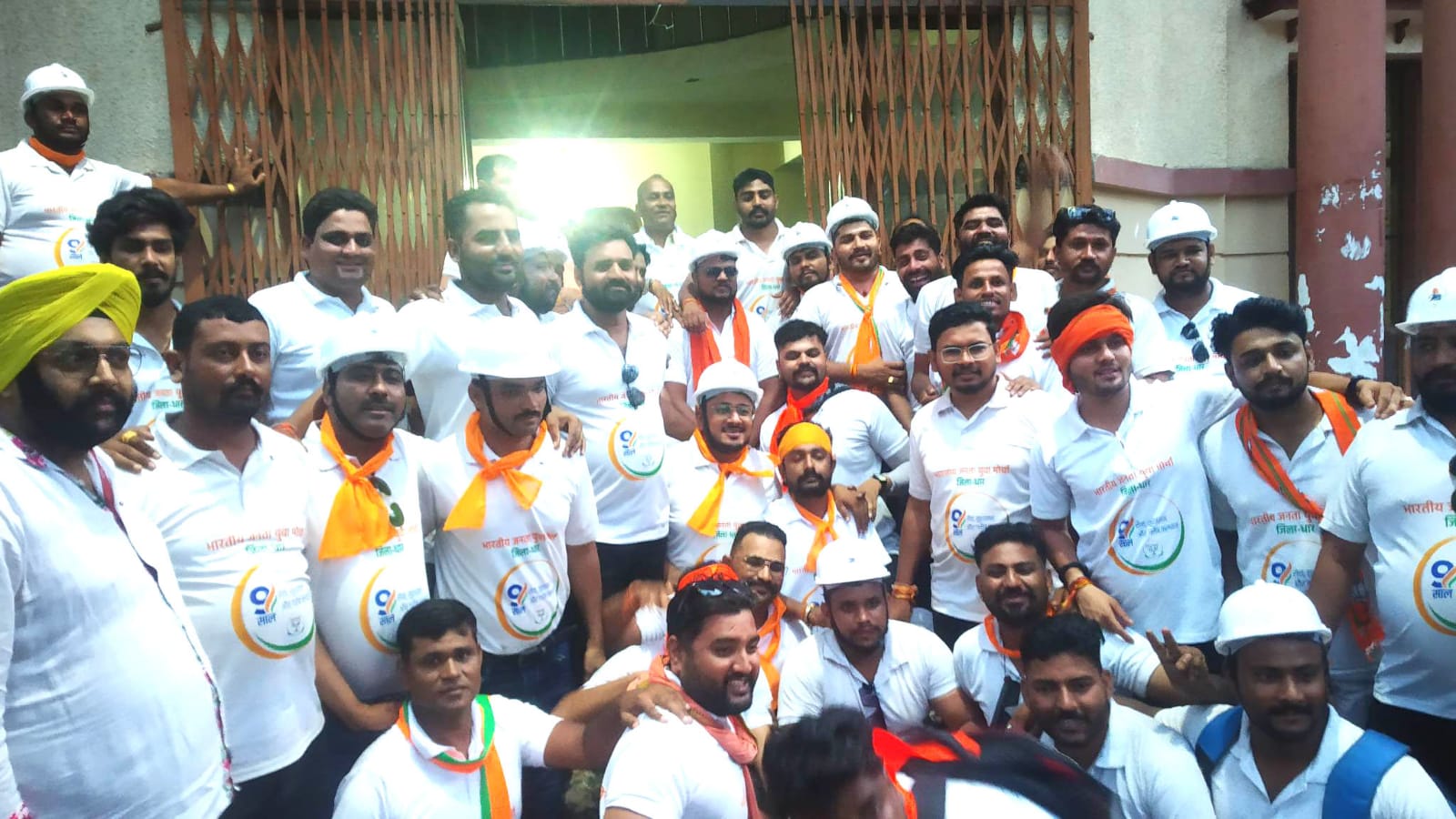 भारतीय जनता युवा मोर्चा बुलेट यात्रा 343 कीलोमीटर 26 मंडल सातो विधानसभा भृमण कर धार में समापन हुआ