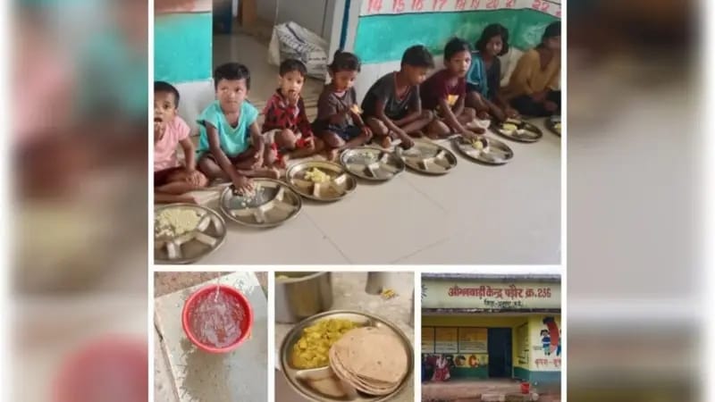 आँगनबाड़ी केन्द्र पड़ौर क्र. 236: बच्चों के पोषण और शिक्षा में लापरवाही का पर्दाफाश