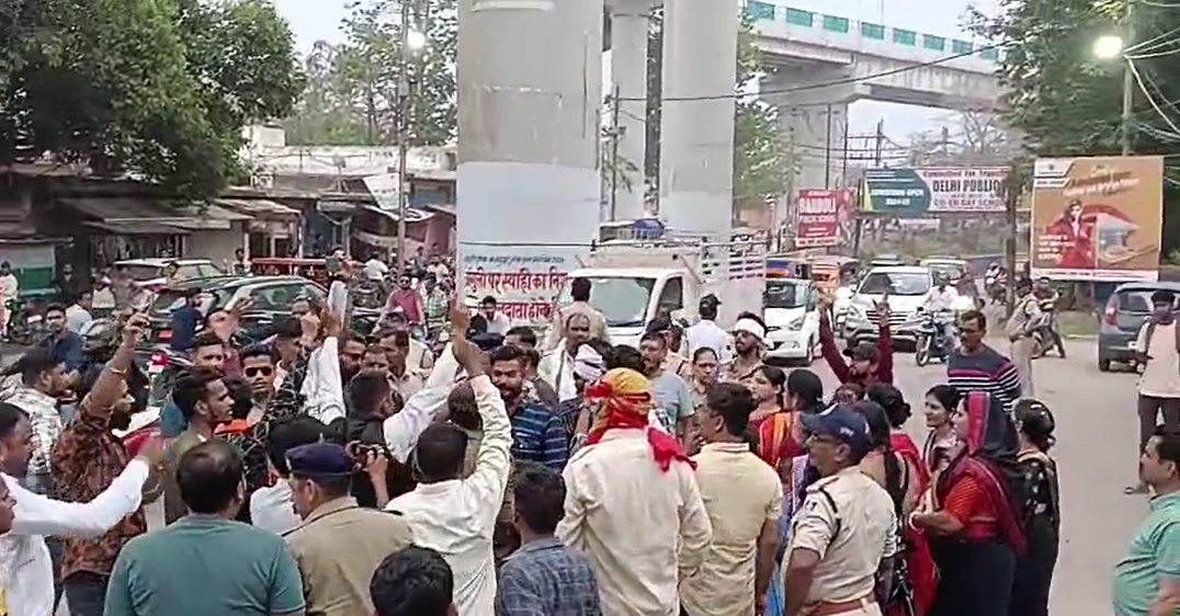 कटनी में कोतवाली थाना प्रभारी की सतर्कता व सूझबूझ से नही जल सका केंद्रीय मंत्री पुरुषोत्तम रुपाला का पुतला